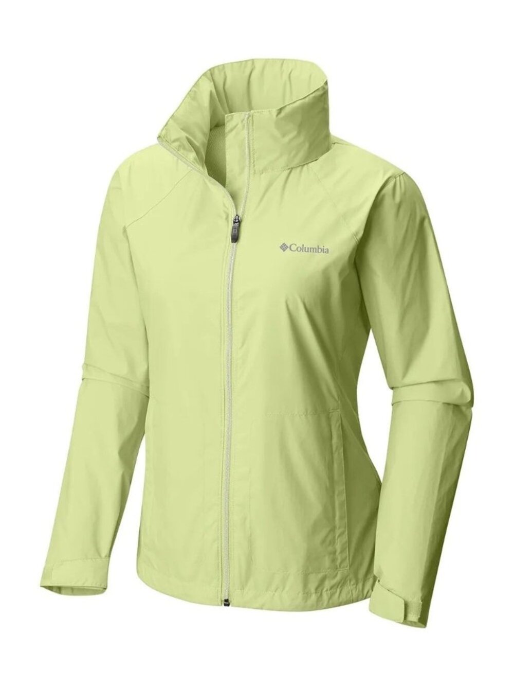 Columbia Switchback II Jacket Womens L Spring Yellow Waterproof Lightweight